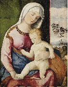 Giovanni Bellini La Madonna col Bambino Sweden oil painting artist